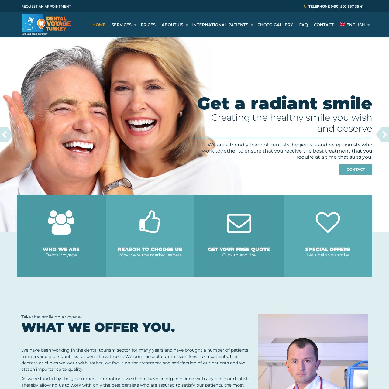 dental voyage turkey website